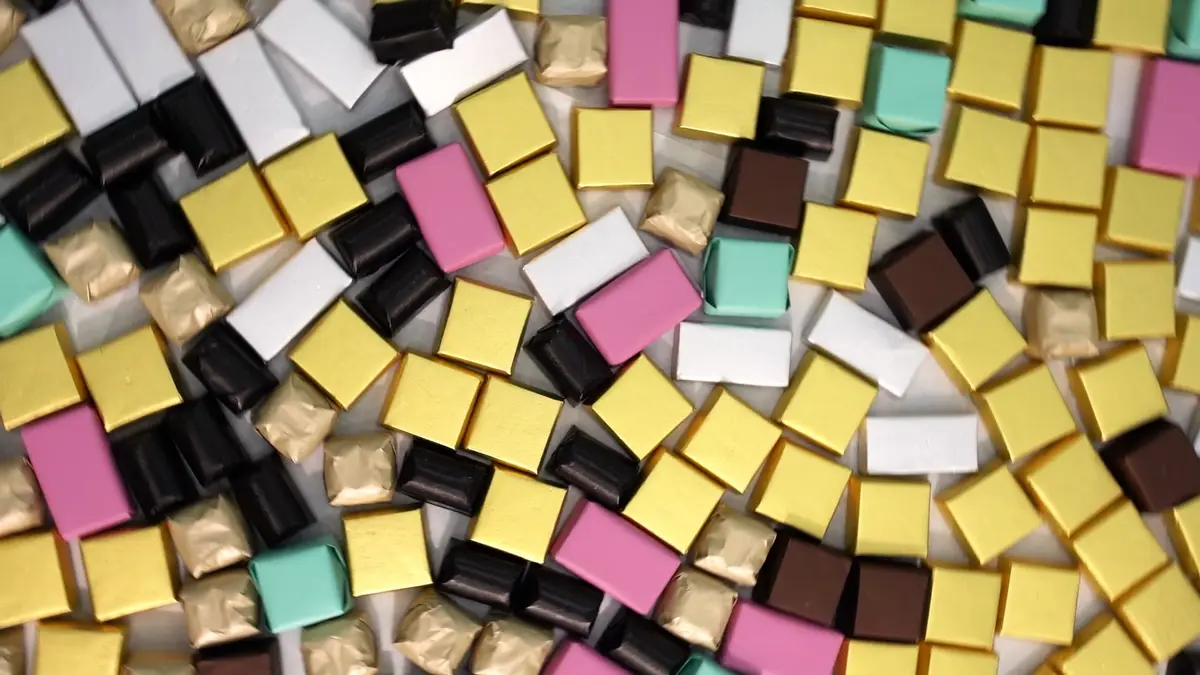 A variety of the chocolates we make